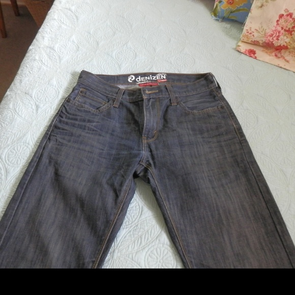 MENS DENIZEN BY LEVI 218 SLIM STRAIGHT JEANS - Picture 3 of 9